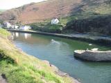 Inside Boscastle harbour