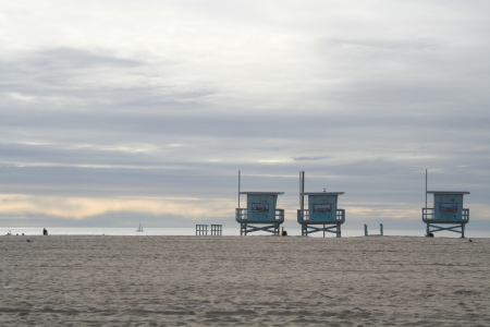 Venice Beach between storms