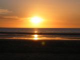 Sunset over Mindl Beach