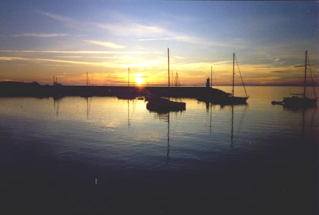 Hoedic at sunset
